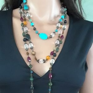 Multi Strand Beaded Necklace